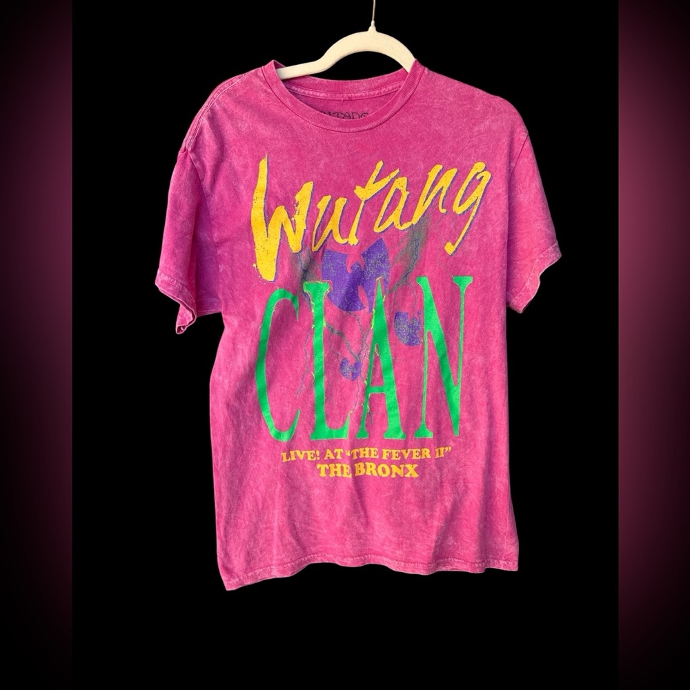 Wu-Tang “Live at The Fever II, The Bronx” Pink Graphic T-Shirt Size M